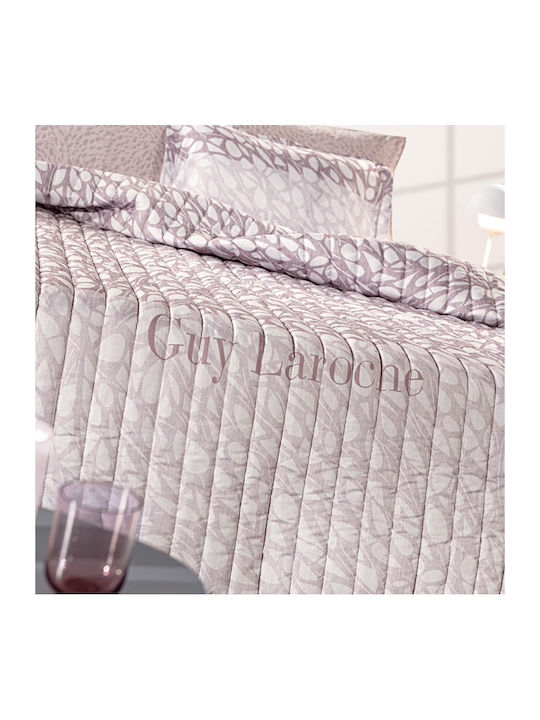 Guy Laroche Coverlet Queen Size Lilac 220x240cm