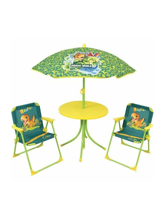 Kids Table and Chairs Set Green