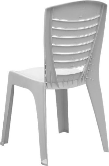 Scaun de exterior Polipropilenă Tabia Alb 47x49x86cm