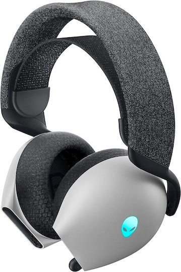 Dell Alienware AW720H Ασύρματο Over Ear Gaming Headset με σύνδεση USB Lunar Light for PC