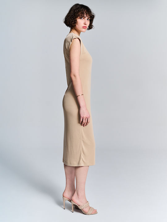 Staff Kleid Beige