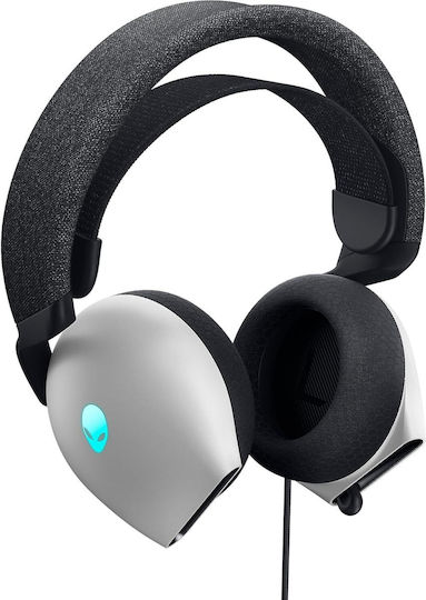 Dell Alienware AW520H Über Ohr Gaming-Headset mit Verbindung 3,5mm Lunar Light für PC