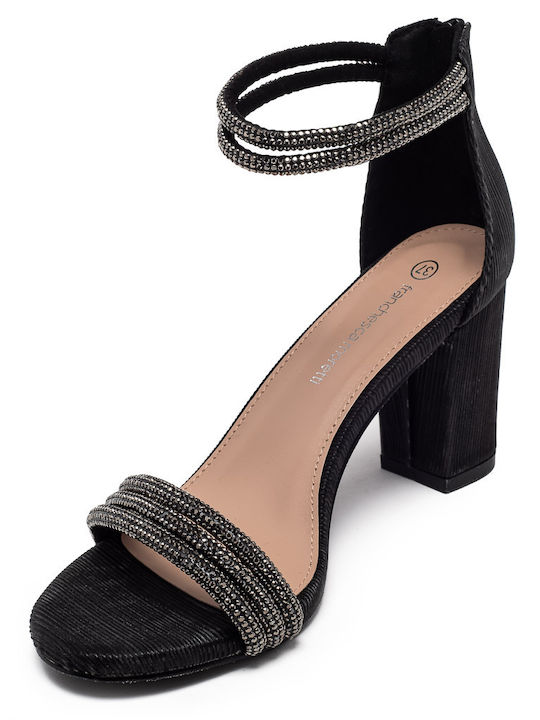 Franchesca Moretti Damen Sandalen in Schwarz Farbe