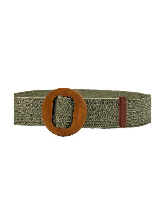 Funky Buddha Women's Belt Green