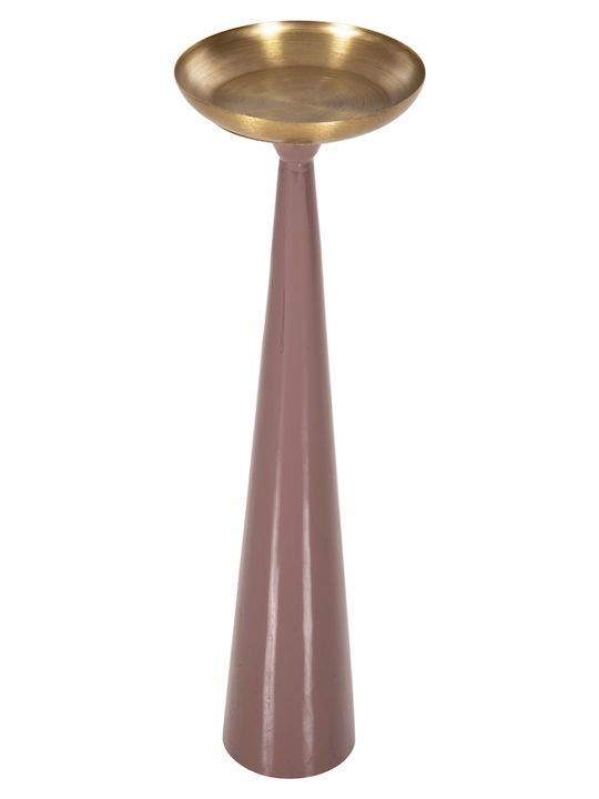 HomeMarkt Guntur Candle Holder Metal in Gold Color 20.5x20.5x68cm 1pcs