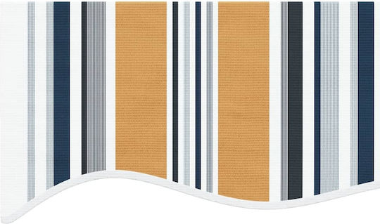 vidaXL Replacement Awning Multicolour with PU Coating 3x6m