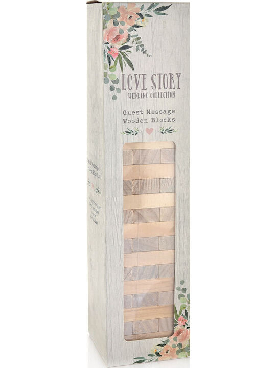 Love Story Holzklötze Gästebuch 63pcs 6415 5017224925755 Dekoration