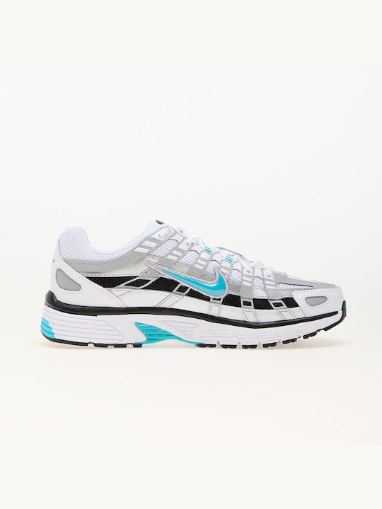 P-6000 Bărbați Chunky Adidași Albe