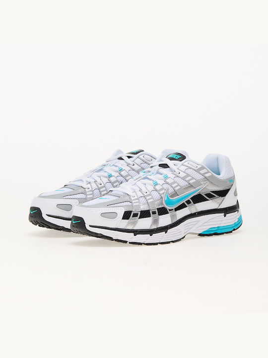 P-6000 Bărbați Chunky Adidași Albe