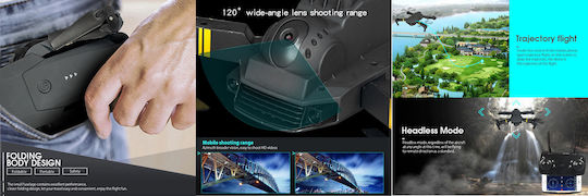Andowl F16 Drohne 2.4 GHz mit Kamera 720p und Steuerung