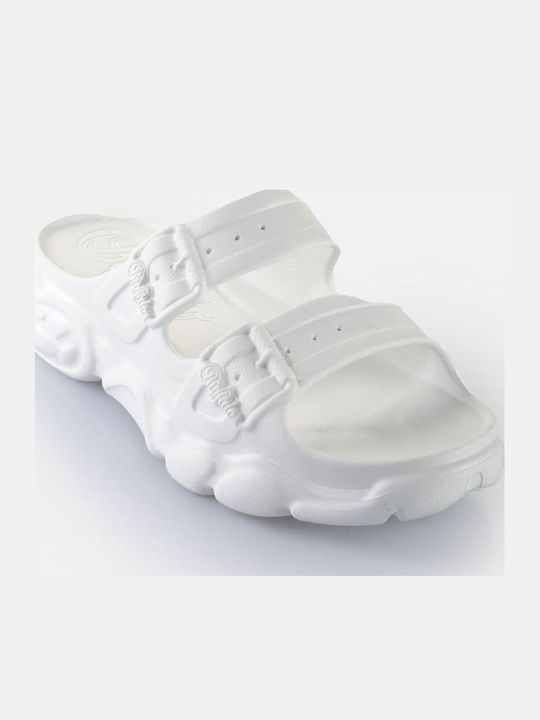 Buffalo Flip Flops White