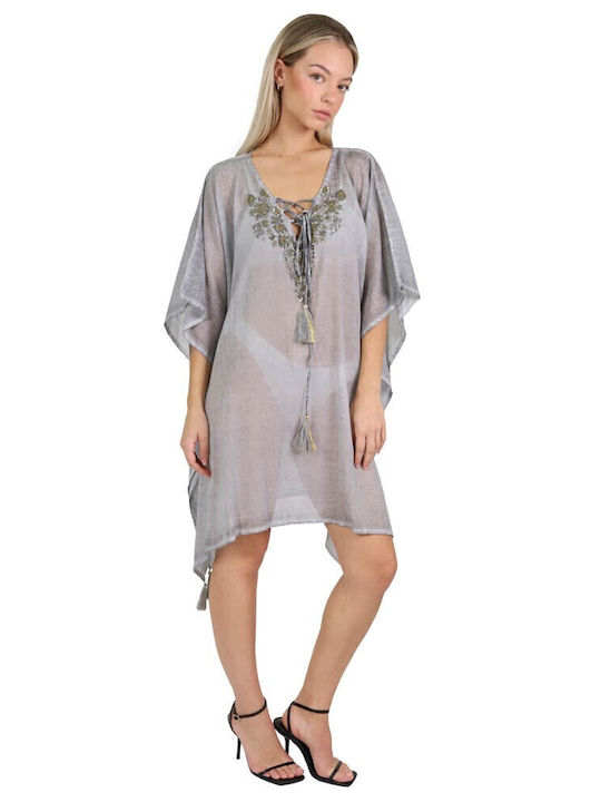 Aquablue Damen Kaftan Strand Gray