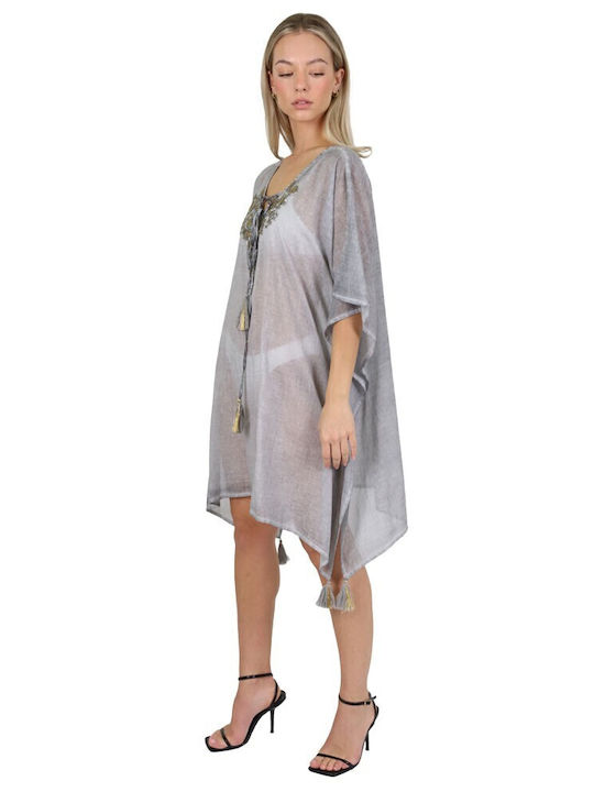 Aquablue Damen Kaftan Strand Gray