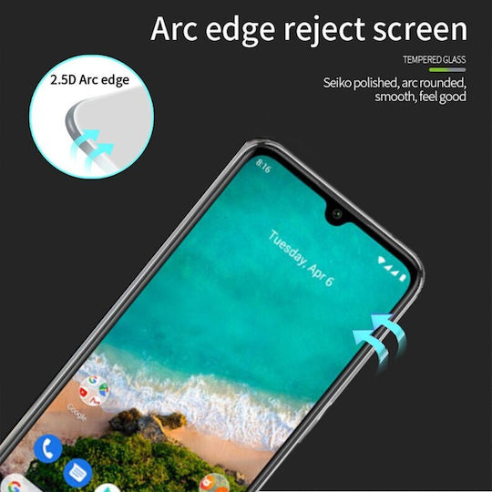 Pinwuyo Redmi A3 Pinwuyo 9h Full Face Tempered Glass Black (Xiaomi Redmi A3)