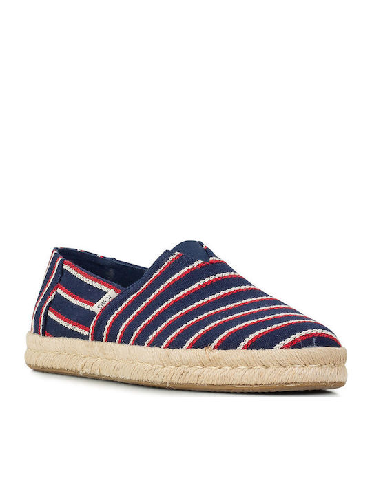 Aplargata Rope 2.0 Stripes Stoff Herren Espadrilles in Blau Farbe