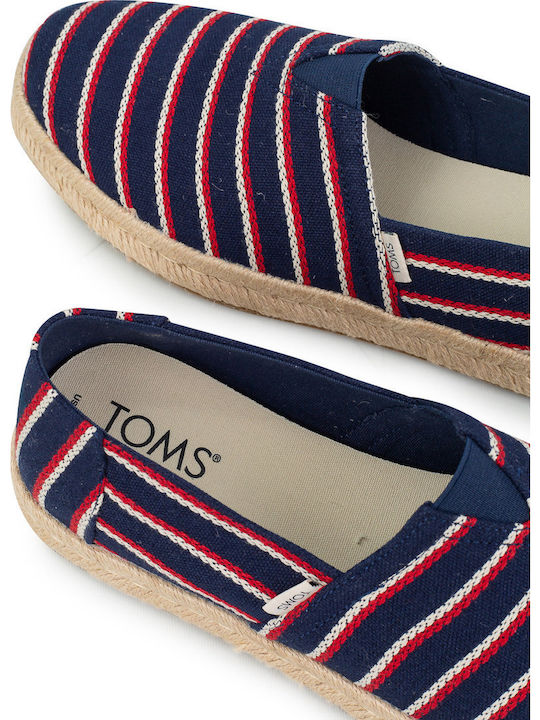 Aplargata Rope 2.0 Stripes Stoff Herren Espadrilles in Blau Farbe