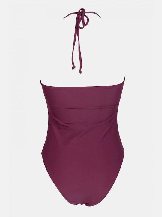 Badeanzug Magenta
