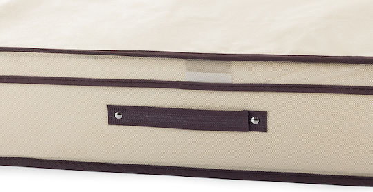 Aufbewahrungsbox für Kleidung / Gürtel / Socken in Ecru Farbe 80x40x15cm 1Stück