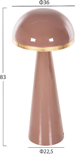 HomeMarkt Smush Floor Lamp H84xW36cm. with Socket for Bulb E27 Pink