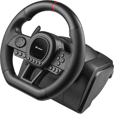 Tracer Steering Wheel with Shifter and Pedals for PC / PS3 / PS4 / Switch / XBOX 360 / XBOX One with 270° Rotation (06-4684)