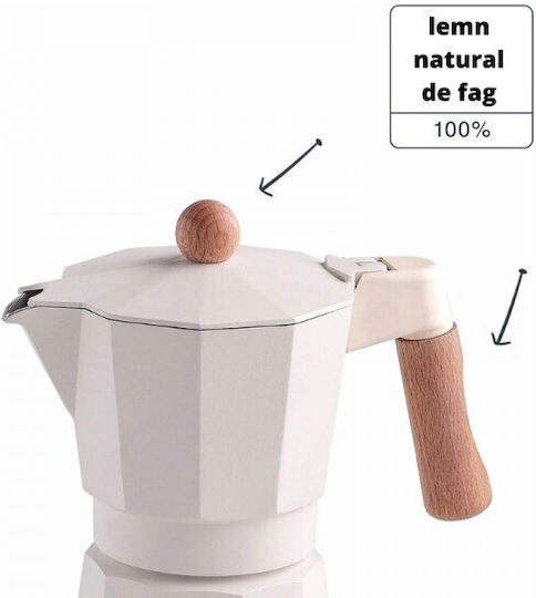 Lacor Ηλεκτρικό Μπρίκι Espresso 6cups Λευκό