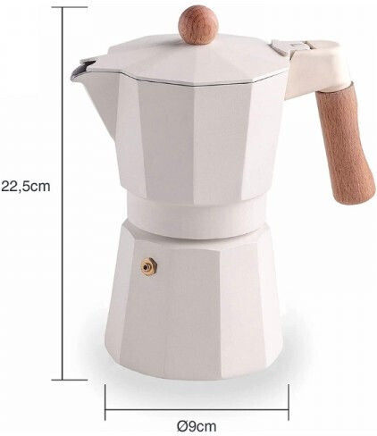 Lacor Ηλεκτρικό Μπρίκι Espresso 6cups Λευκό