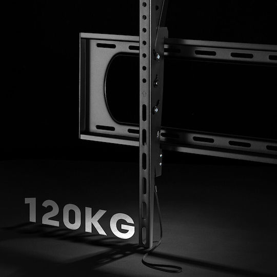 Maclean Energy MC-750N Βάση Τηλεόρασης Τοίχου έως 120" Μαύρο