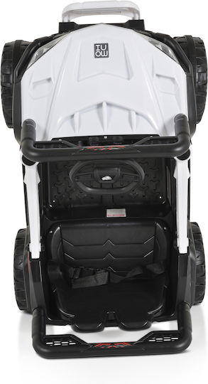 Bo Fast Buggy Two Seater with Remote Control 12 Volt White for 3+ Years