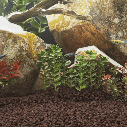 Volcanic Stones 25 Kg Red 1-2 cm Red 1-2 cm 25 Kg