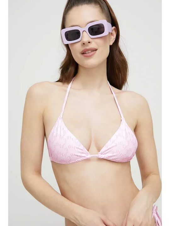 Set Bikini Τριγωνάκι Ροζ