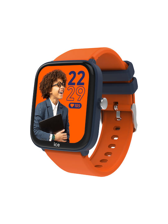 Ice Kinder-Smartwatch mit Kautschuk/Plastikarmband Blau