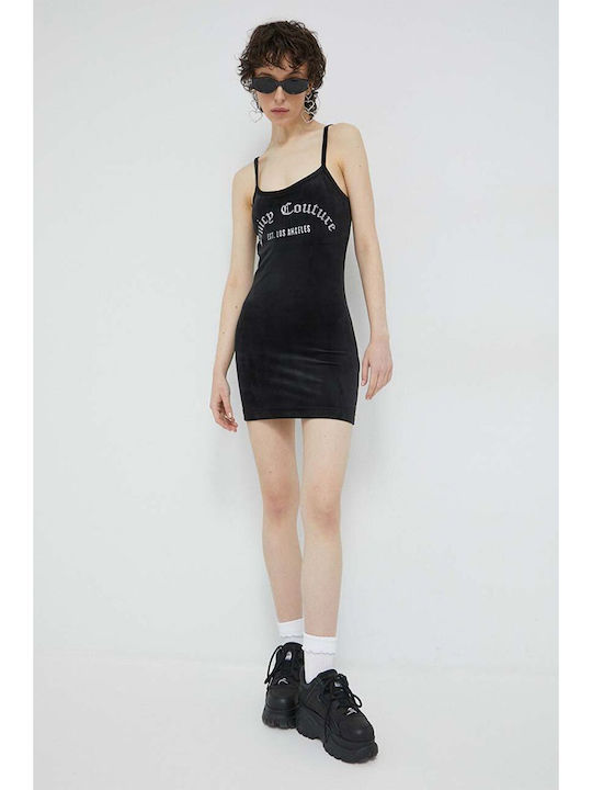 Summer Mini Knitted Dress Black