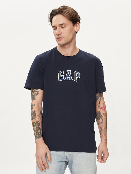 GAP Ανδρικό T-shirt Κοντομάνικο Μπλε