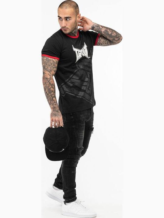 Тениска black/red/white