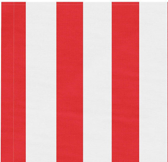 vidaXL Markisenstoff Rot mit PU-Beschichtung 2.5x3m