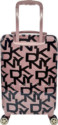 DKNY Μεγάλη Βαλίτσα Ταξιδιού Μωβ/μαύρο με 4 Ρόδες