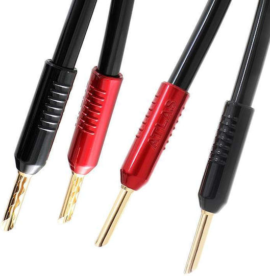 Atlas Cables Hyper Achromatic Lautsprecherkabel 2x Banane - 2x Banane 3m (17510)