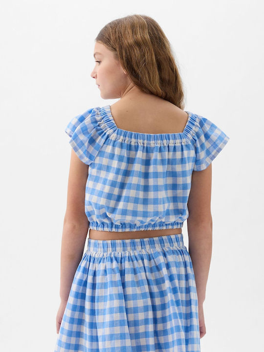 Kinderhemd Kurzarm Blue