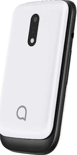Alcatel 2057D Dual SIM Telefon mobil cu Butoane (Meniu în limba engleză) Alb
