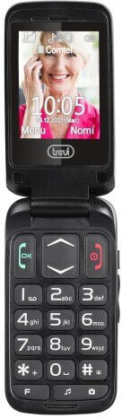 Trevi Flex 50 C Single SIM Mobile with Large Buttons Black