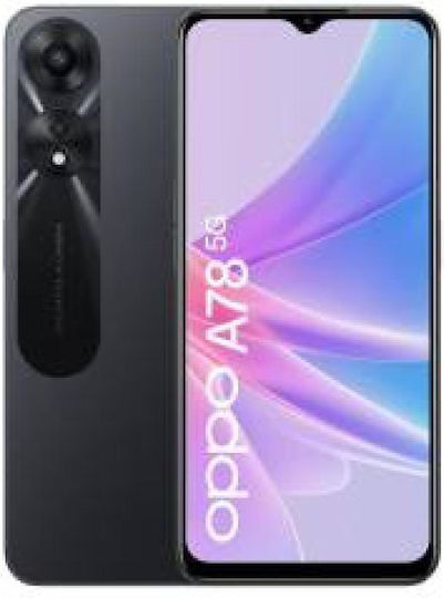 Oppo A78 5G Dual SIM (4GB/128GB) Glowing Black