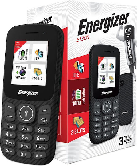 Energizer Energy E130s Dual SIM Κινητό με Κουμπιά Μαύρο