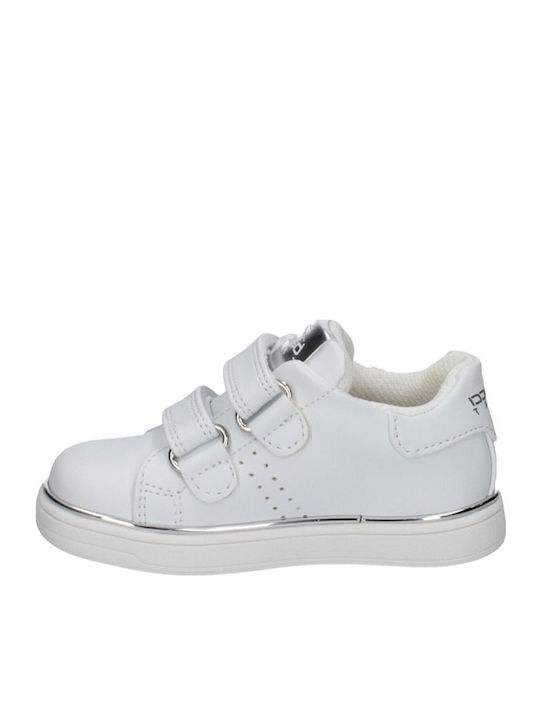 Παιδικά Sneakers με Σκρατς Λευκά