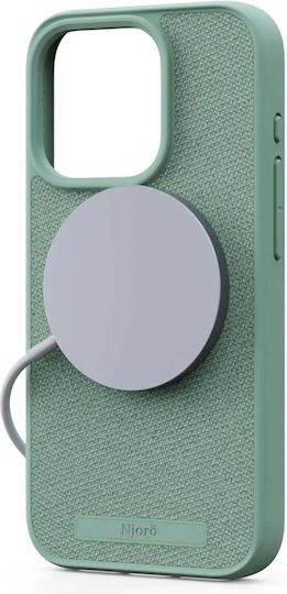 Njord Back Cover Fabric 2mm Turquoise (iPhone 15 Pro)