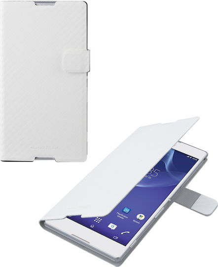 Roxfit Book Λευκό (Xperia T2 Ultra)