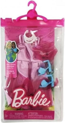 Barbie Ρούχα για Κούκλες Ρόζ Φόρεμα για 3+ Ετών