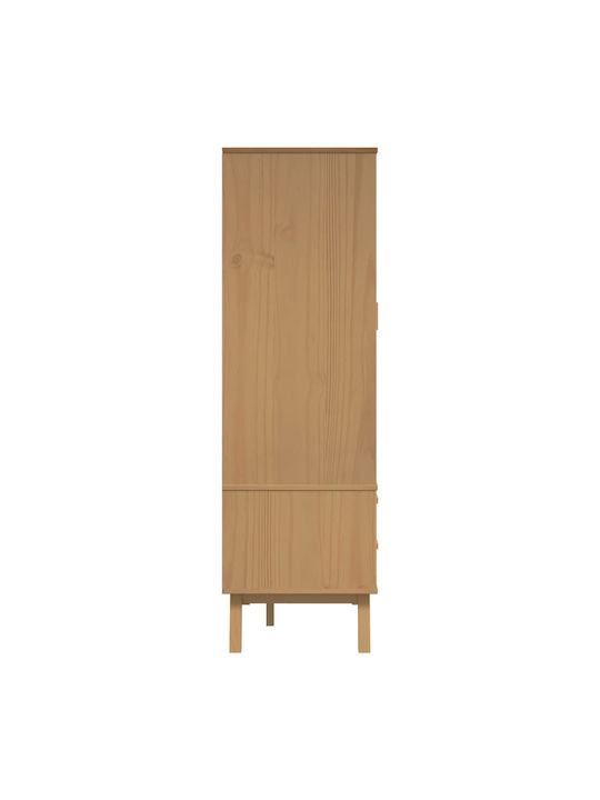 Двойна врата Гардероб Grey & Brown 76.5x53x172см