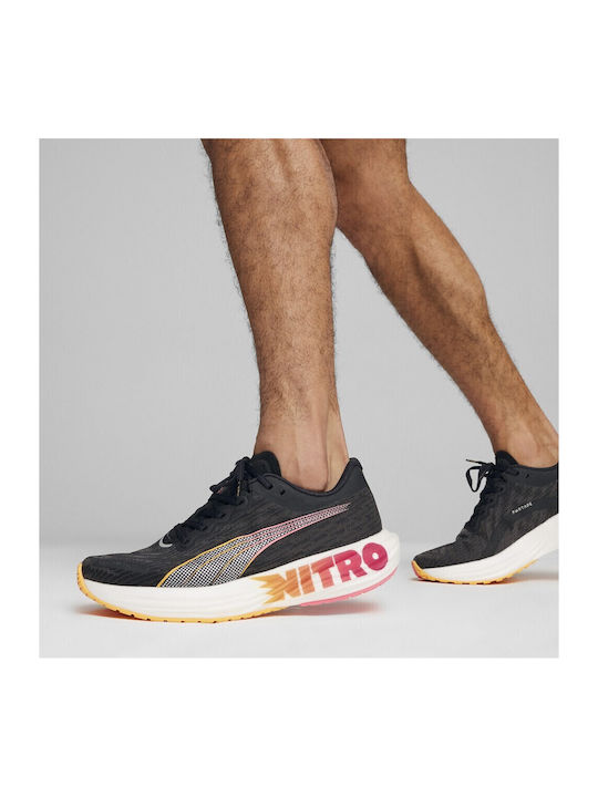 Deviate Nitro 2 Ανδρικά Αθλητικά Παπούτσια Running Μαυρο