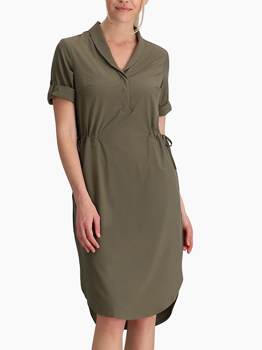 Royal Robbins Rochie cu cămașă Rochie Kaki