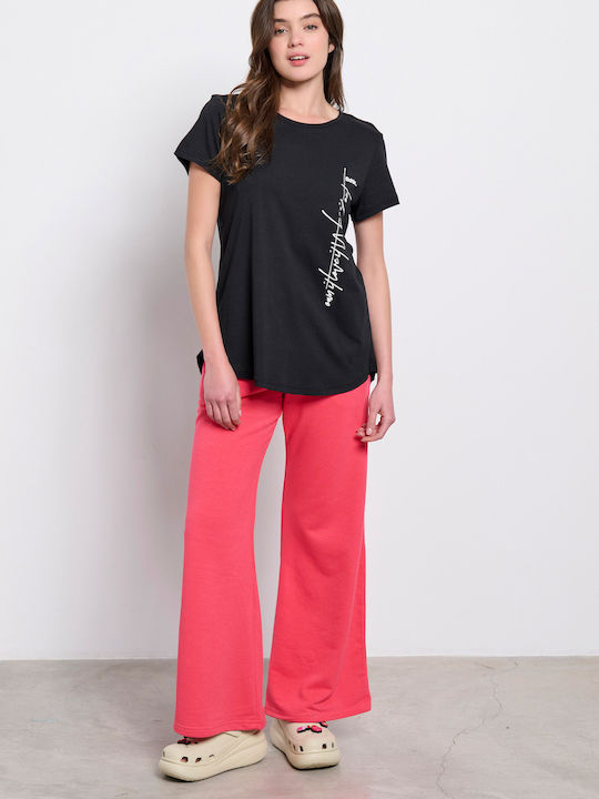 Jogginghose Breit Red